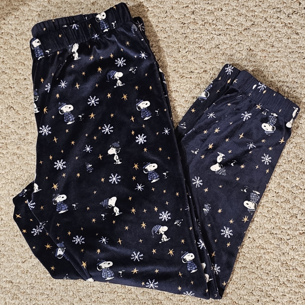 Munki Munki Navy Snoopy  Pajama Pamts